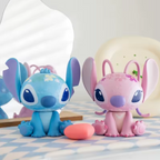Stitch & Angel 3D Love Puzzle Glowing Heart Lamp