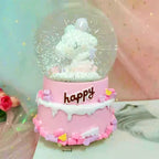 Kitty crystal ball music box pink star moon home decor product photo