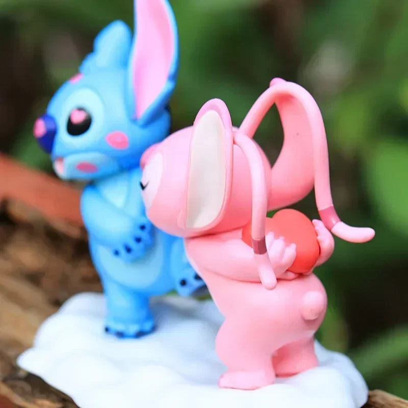 Stitch & Angel Love Couple Figure Set Gift for Fans