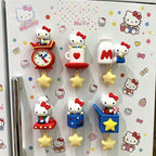 Hello Kitty fridge magnet LED night light kitchen decor product photo