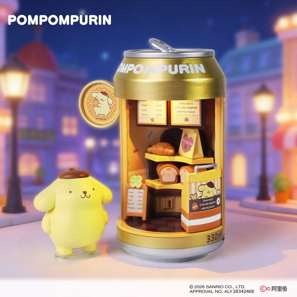 Sanrio blind box light up collectible figure dessert shop series product photo