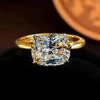 Hello Kitty Cat Ring – Gold Plated Silver Sapphire Kitty Ring