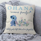 Stitch character cushion for cozy kawaii home styling