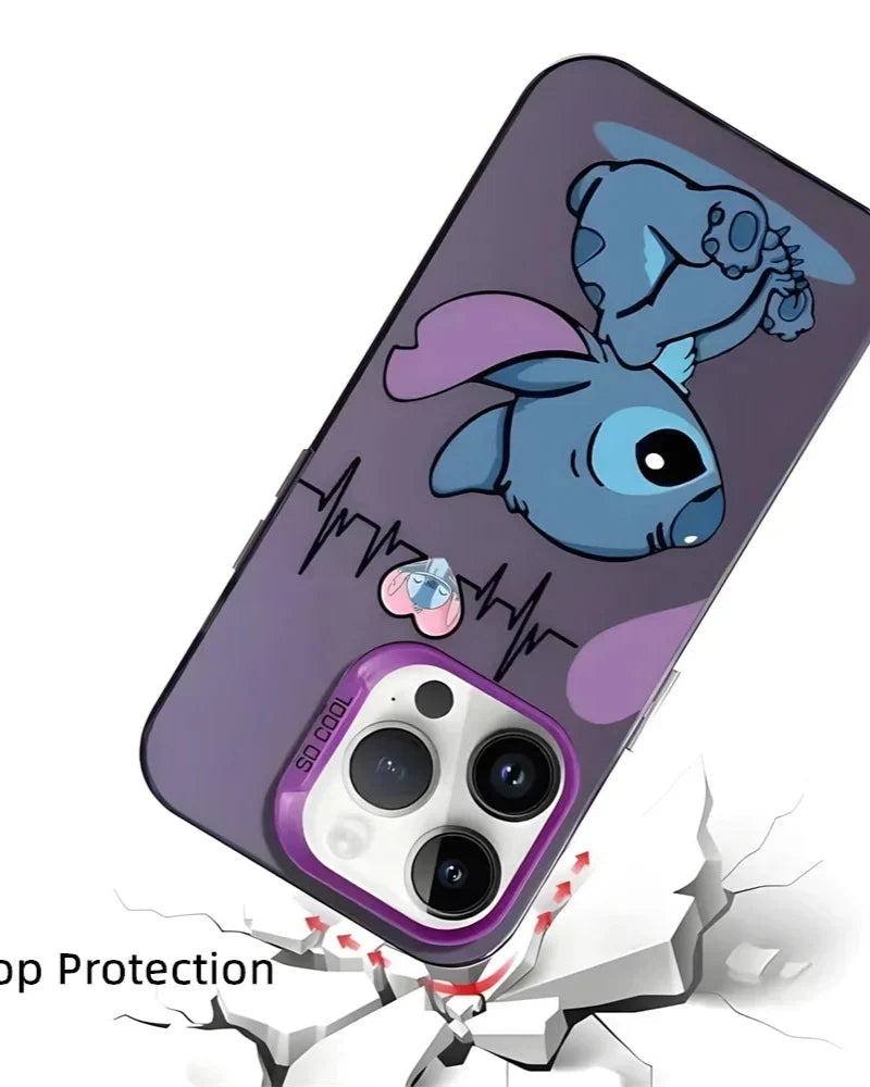Cute Stitch Phone Case for iPhone Protective Cartoon Shockproof Cover