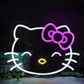 Hello Kitty LED night light neon room wall decor product photo
