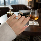 Hello Kitty Cat Ring – Gold Plated Silver Sapphire Kitty Ring