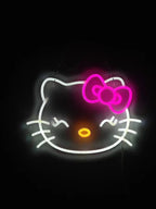 Hello Kitty LED night light neon room wall decor product photo