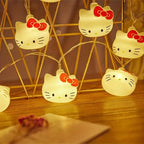 Hello Kitty USB string lights kawaii bedroom home decor product photo