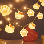 Hello Kitty USB string lights kawaii bedroom home decor product photo