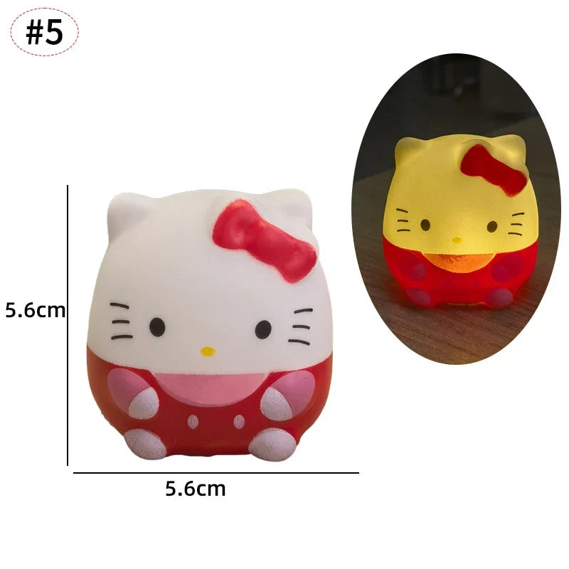Cute cartoon table lamp luminous home decor reading light product photo
