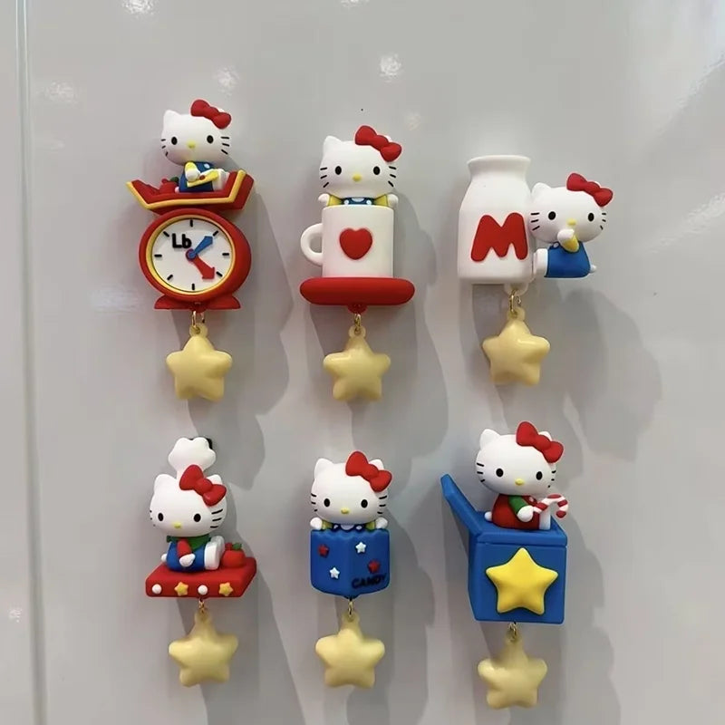 Hello Kitty fridge magnet LED night light kitchen decor product photo