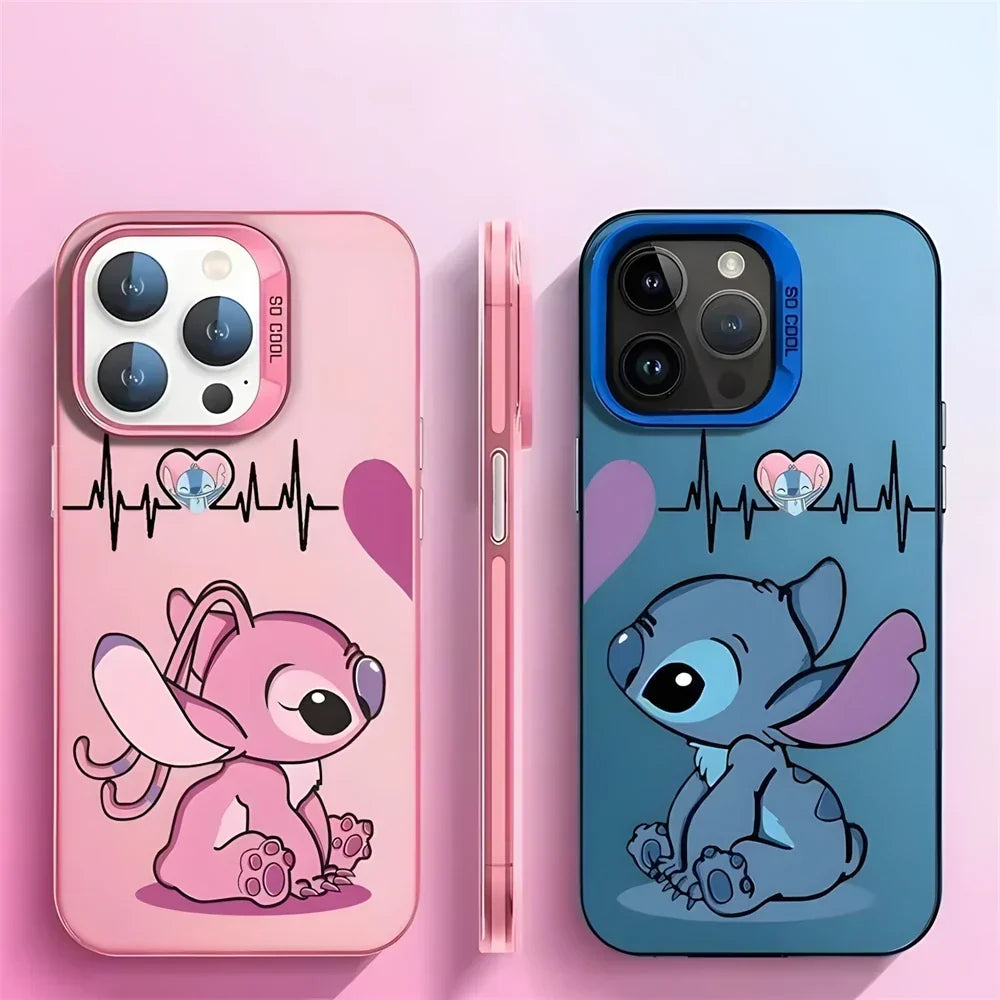 Cute Stitch Phone Case for iPhone Protective Cartoon Shockproof Cover