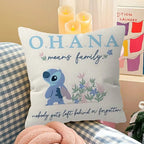 Cute Stitch sofa cushion for bedroom and living room decor