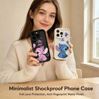 Cute kawaii Stitch couple iPhone case with anti scratch protection