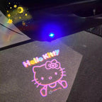 Hello Kitty car door welcome light LED projector interior decor product photo