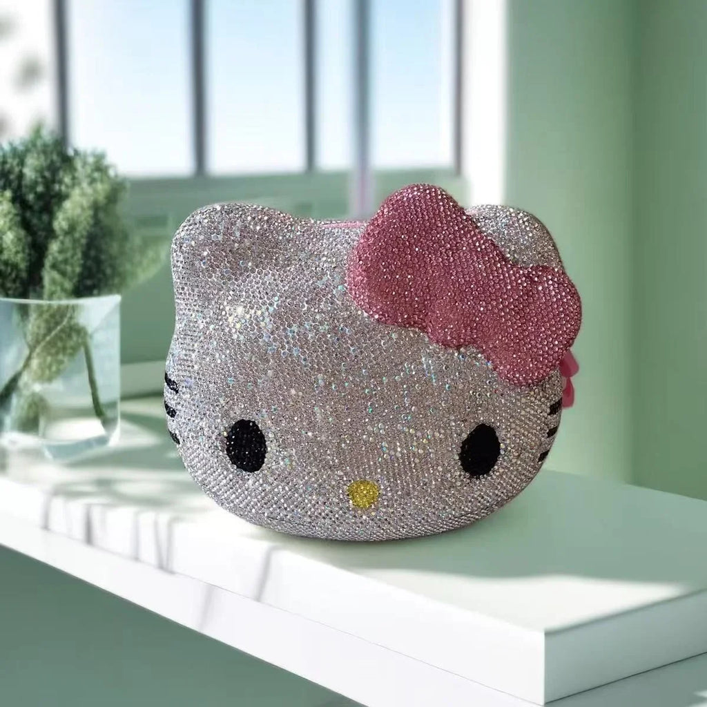 Hello Kitty rhinestone crossbody bag for women product photo