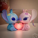 Stitch & Angel 3D Love Puzzle Glowing Heart Lamp